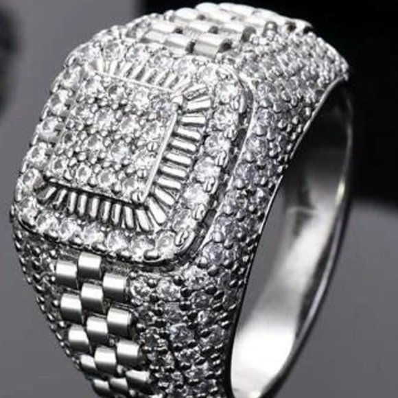 465  Copper Geometric Ring For Men For Daily Decoration Copper Jewelry - Picture 2 of 3